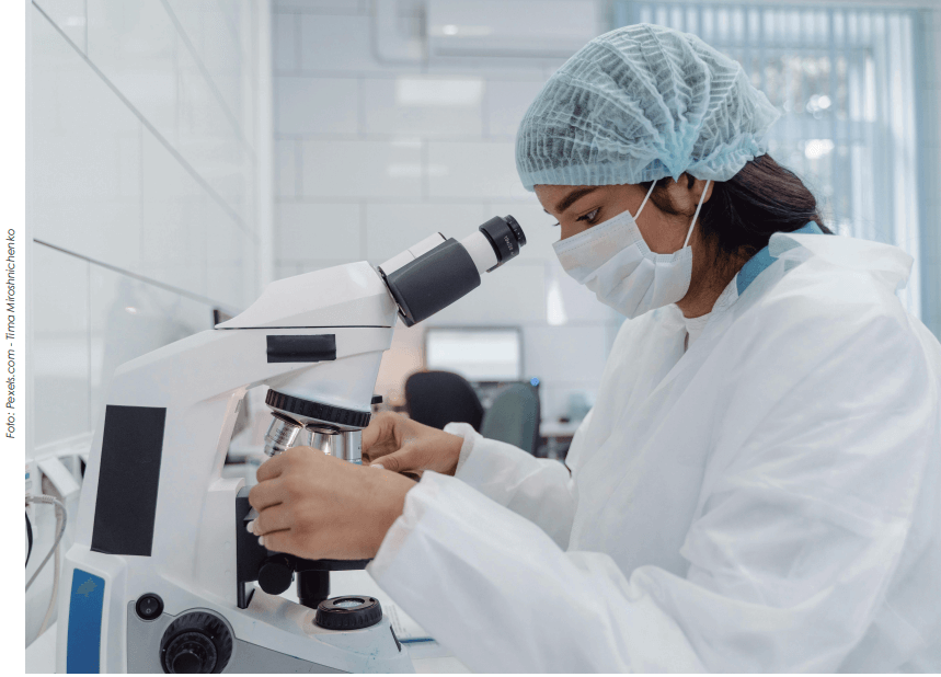 Membranas filtrantes  são insumos importantes  para laboratórios 